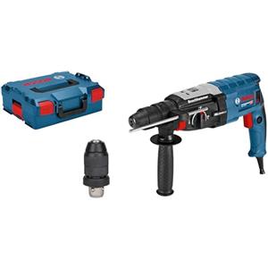 Bosch Professional 0611267601 Perforatore con Attacco Sds Plus Gbh 2-28 F, Mandrino Autoserrante 13 mm, Portautensili, Panno Macchina, in L-Boxx, 880 W, Edizione Standard