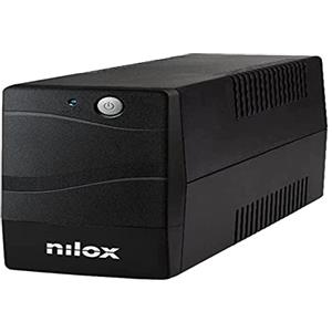 Nilox NXGCLI15001X9V2 UPS 1500VA, Gruppo di Continuità Interattivo, Stabilizzazione Tensione AVR, Protezione da Blackout, Gruppo Continuità per PC e Server Adatto per Casa, 2 Prese d'Uscita