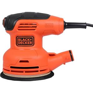 BLACK+DECKER Levigatrice roto orbitale 230W.Sacchetto raccoglipolvere incluso per un'area di lavoro più pulita. BEW210-QS
