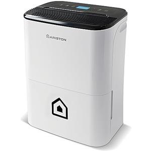Ariston DEOS 21S Wifi - Deumidificatore Casa Muffa Portatile 21L/24h Adatto per Bagno e Ambienti Fino a 45-50㎡ Piccolo e Assorbi Umidità ‎35x25x51 con Filtro Hepa e Modalità Pure, Consumo Massimo 360w