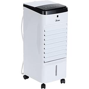 ARDES AR5R06D Raffrescatore Evaporativo, Compatto e Potente, Umidificatore con 3 Velocità, Flusso d'Aria Oscillazione Automatica, Timer, Telecomando e Filtro Antipolvere, Bianco, 56 x 22.7 x 26.8 cm