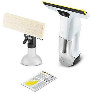 Kärcher Lavavetri Aspiragocce WV 6 Plus, pulizia di vetri, piastrelle, doccia, piani cottura, Serbatoio 150ml, Autonomia 100 min, Bocchetta 28cm, 20 ml detergente concentrato