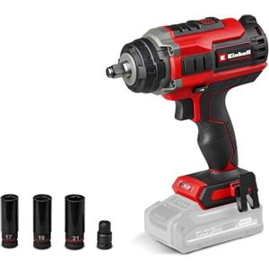 Einhell Professional Avvitatore a percussione a batteria IMPAXXO 18/450 Power X-Change (18 V, 450 nm, 3 livelli di potenza, Brushless, attacco 1/2", incl. set di bussole, senza batteria)
