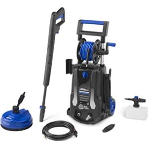 AR Blue Clean Idropulitrice ad Alta Pressione e-2000 HRD con Sonda Sturatubi e Patio Cleaner (2000 W, 150 bar, 440 l/h)