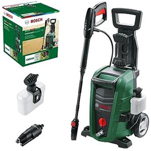 Bosch Idropulitrice UniversalAquatak 135, 2 ugelli, filtro per l'acqua, pistola ad alta pressione, tubo flessibile da 7 m, cavo da 5 m, potenza 1900 Watt, pressione: 135 bar, portata max.: 410 l/h