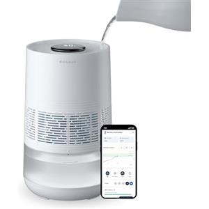 BLUEAIR Umidificatore Intelligente, Serbatoio 3.5L lavabile in lavastoviglie per ambienti di grandi dimensioni, sonno migliore con la tecnologia di evaporazione, modalità automatica e notturna
