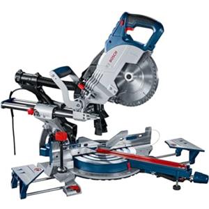 Bosch Professional 0601B19100 Troncatrice Radiale GCM 8 SJL, Ø Lama: 216 mm, Confezione in Cartone, 1600 watts, 220 volts, Blu