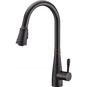 Ibergrif M22134T - Rubinetto da Cucina con Doccetta Estraibile, Miscelatore Monocomando per Lavello, Inossidabile