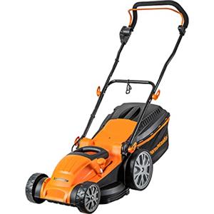 LawnMaster MEB1840M Tagliaerba Elettrico 1800W 40cm, Altezza di Taglio Regolabile in 6 Posizioni 20-70mm, Capacità di Raccolta 42L