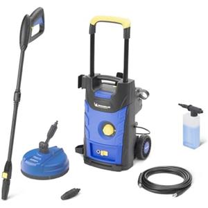 Michelin Idropulitrice MPX16EP | ad Alta Pressione | per Auto ed Esterni Casa | con Lavapavimenti | Pressione max. 125 bar | Portata max. 420 l/h | Assorbimento 1600 W