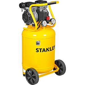STANLEY Compressore Siltek Verticale Silenzioso 1,3HP, ‎Giallo, 39 x 39 x 87 Cm