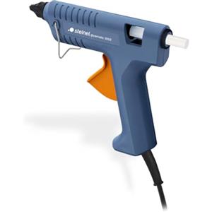 Steinel Pistola per colla a caldo Gluematic 3002 - Glue gun con capacità 16 g/min, inclusi 3 stick di colla da 11 mm, con cavo - Per bricolage e riparazione