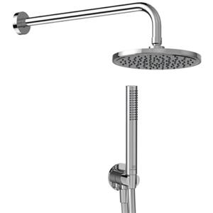 Ideal Standard - Idealrain, Kit doccia light, Mini set componenti doccia tondo, Cromato