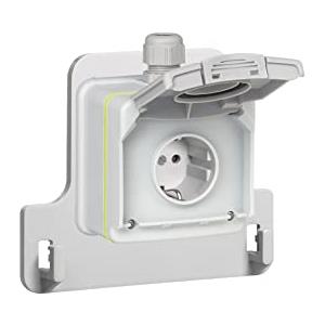 Bticino Gupacc Green Up Access Kit di Installazione Residenziale Plug-In Dotato di Presa Tedesca Schuko per la Ricarica di Veicoli Elettrici o Ibridi con Interruttore Magnetotermico Differenziale