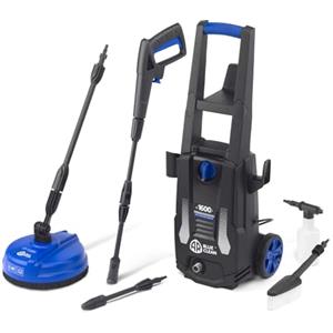 AR Blue Clean Idropulitrice ad Alta Pressione e-1600P con Patio Cleaner e Spazzola Fissa (1600 W, 125 bar, 420 l/h)