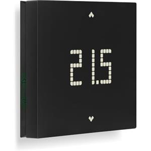 Vimar 02912.G Termostato Wi-Fi per controllo locale o remoto di riscaldamento e condizionamento installazione a parete, nero