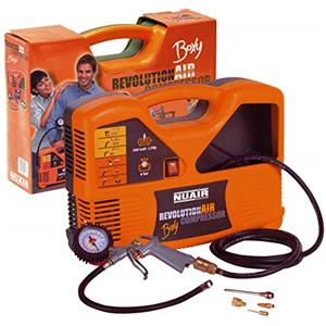 RevolutionAIR Compressore, 230 V, Arancione, Boxy
