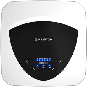 Ariston Andris Elite Wifi - Scaldabagno Elettrico 30 Litri U/5 EU Sopralavello 44,6x40x44,6 - Boiler Elettrico con ABS Risparmio Energetico e Sicurezza 1200W, Classe Energetica A Compatibile con Alexa