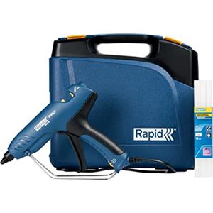 Rapid EG313 Incollatrice compatta e professionale, capace di estrudere fino a 900 g di colla / h e tempo di riscaldamento di soli tre minuti. Perfetta per fissare cavi, con Stick di Colla