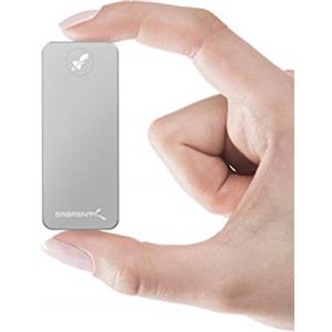 SABRENT SSD Esterno 1TB Rocket Nano in Alluminio (Color Argento) (SB-1TB-NANO)
