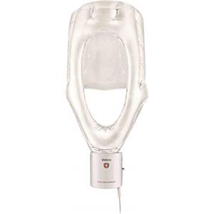 Valera, Swiss Ionic Comfort 513.01, Casco-Asciugacapelli per Volume e Tenuta, Ergonomico, con 3 Regolazioni di Temperatura, Funzione per Aria Tiepida, Ionizzatore, Cavo 3m, Custodia, 600 W, Bianco