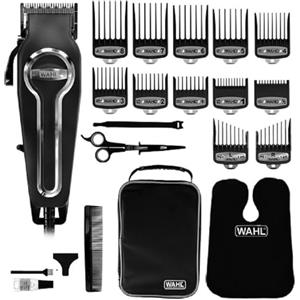 WAHL Tagliacapelli per uomo con lame autoaffilanti di precisione, rasoio per capelli Elite Pro, tagliacapelli da uomo, pettini guida Premium ad aggancio sicuro, professionale, con cavo