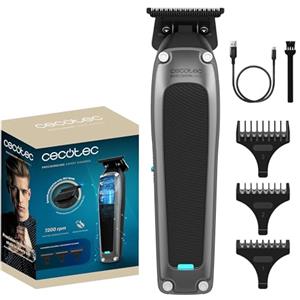 Cecotec Tagliacapelli PrecisionCare Expert Diamond. Motore Brushless, 7200 RPM, Lama DLC, Pettini Guida 1,5/3/6 mm, Autonomia 2.5h, Ricarica 3h, Batteria al Litio 2000 mAh