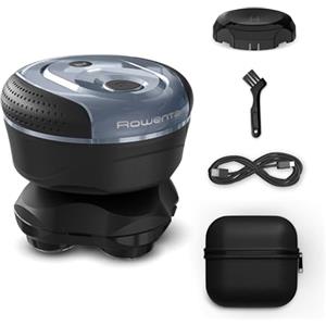 Rowenta GentleBald, Rasoio per Capelli con 5 Testine Flessibili in Titanio, Motore Potente e Tecnologia GentleSkin, Autonomia di 80 Minuti, con Blocco Viaggio e Custodia Antiurto, TN3110E0