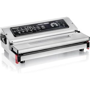 Magic Vac, Jumbo 30 Premium, Macchina Sottovuoto Alimenti Heavy Duty in Acciaio Inox, Ideale per Sacchetti Sottovuoto, Contenitori e Marinatura, Kit Sottovuoto Alimenti, Brevettata, Made in Italy