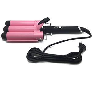 TEMPO DI SALDI Piastra Per Capelli Professionale a 3 Rami Arriccia Ondulatore Triferro A 3 Onde