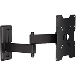 Meliconi CME EDR200 - Supporto TV con Doppio Braccio, Inclinabile, per TV 26" - 40", Portata Max 17 Kg, Vesa 50 - 75 - 100 - 200 - 200x100 - 100x200 mm, Nero