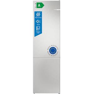 Bosch KGN392LAG Serie 4, Frigorifero combinato da libera installazione, Total No Frost, VitaFresh XXL: Spazio extra-large per i tuoi cibi freschi, PerfectFit, Luce LED, Acciaio, 203 x 60 cm