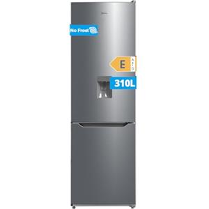 Midea MDRB424FGE02IW 310L Frigorifero Combinato, Libera Installazione, Total No Frost, Ventilazione MultiFlow, Doppia Porta Reversibile, Controllo Touch