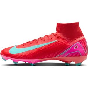 Nike Scarpe da Calcio Scarpa da Calcio A Taglio Alto Fg Nike Mercurial Superfly 10 PRO, Ember Glow/Aurora Green, HF9433-800, 43 EU (9.5 US)