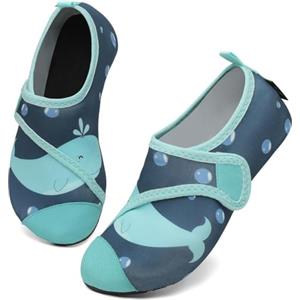 SAGUARO Scarpette Scoglio Ragazzi Ragazze Scarpe da Immersione Antiscivolo Leggere Scarpe da Sport Acquatici Bambino per Mare Piscina, Touch X, Blu Marino, 32/33 EU