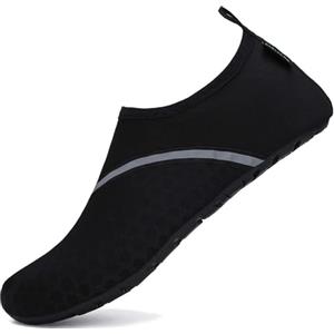 SAGUARO Scarpe da Scoglio Uomo Scarpette Scoglio Donna Scarpe da Mare Asciugatura Rapida Scarpette Mare Scogli Scarpe Spiaggia Scarpe per Immersione Acqua Surf030 Nero,EU Gr.42/43