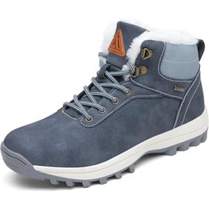 Pastaza Stivali da Neve Donna Impermeabili Stivaletti Invernali Antiscivolo Caloroso Allineato Scarponi Trekking Invernali Nero Gr.37