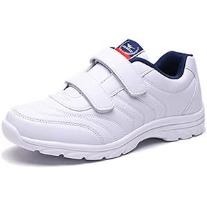 JOMIX Scarpe Donna a Strappo Sneakers Casual Sportive per Ginnastica Tennis Fitness Camminata Passeggio D210 (Bianco, 40)