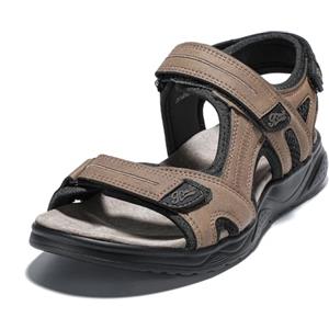 JOMIX Sandali Uomo Estivi Comodi Sportivi Sandali Bassi Eleganti Trekking Ciabatte Uomo da Casa Mare Spiaggia SU8179 (Khaki, 41)