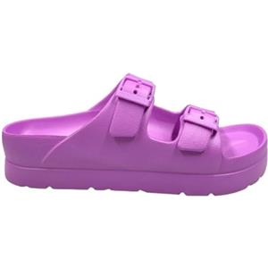 de fonseca Ciabatte Donna in Gomma con Plateau e Fibbie, Ciabatte Donna Estive, Sandali Antiscivolo, ideali per Mare, Casa, Piscina