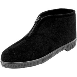 JOMIX Pantofole Uomo Invernali Calde Ciabatte Inverno Casa Chiuse con Cerniera Comode Antiscivolo Scarpe da Casa per Anziani Made in Italy ITU2518 Nero 41