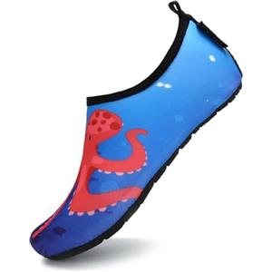 SAGUARO Scarpe da Scoglio Ragazzi Scarpe Mare Ragazze Bambini Scarpette da Scoglio Rapida Asciugatura Scarpette Mare per Acqua Immersione Surf Blu Scuro,GR.30/31