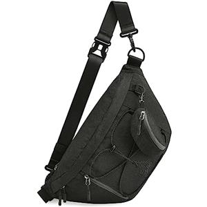 G4Free Borsa a tracolla con blocco RFID da uomo e donna zaino da trekking borsa a tracolla per viaggi escursionismo corsa, Blu foglia di tè, Einheitsgröße