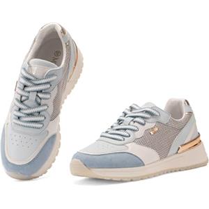MISSCAI Sneakers Casual da Donna Scarpe Sportive All'aperto Comode e Traspiranti Antiscivolo e Leggere Adatte al Fitness All'escursionismo e al Jogging WSC250535-3 (Blu,38)