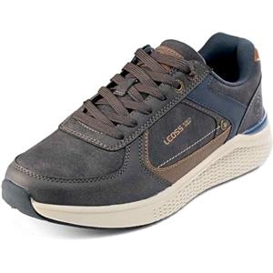 LEOSS ORIGINAL Scarpe da Ginnastica Uomo Scarpe da Corsa Leggere Casual Sneaker Tennis Sportive con Lacci (Marrone, 43 EU, MLE255067-13)