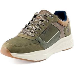 LEOSS ORIGINAL Scarpe Sportive Uomo Scarpe da Escursionismo Leggere Scarpe da Corsa Scarpe da Ginnastica Casual Sneaker Running Tennis Sportive (Verde, 44 EU, MLE255340-15)