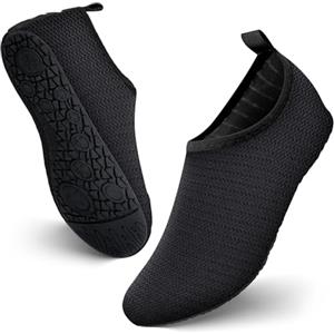 JOTO Scarpe da Immersione, Scarpette da Scoglio, Spiaggia, Corsa, Snorkeling Bagno e Mare, Antiscivolo Scarpe Acqua, Pantofole da Casa per Beach Swim Yoga Scarpe a Piedi per Donna Uomo