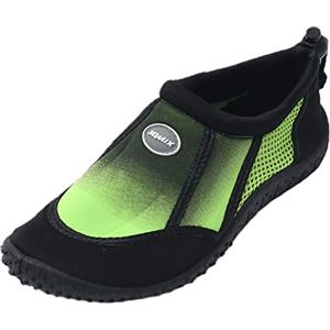 JOMIX Scarpette da Scoglio Donna Scarpe Scoglio Donna Scarpe Mare Donna Ragazza Scarpe Mare Scoglio SD2581 SD8011 (Nero Verde, 40)