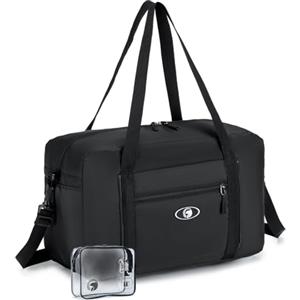 BAGZY Pieghevole Bagaglio a Mano 40x20x25 Ryanair Borsone da Viaggio Impermeabile Borsa da Cabina Borse Aereo Borsa Palestra 20L Pieghevole Borse Viaggio Borsone Sportiva per Weekend Uomo Donna