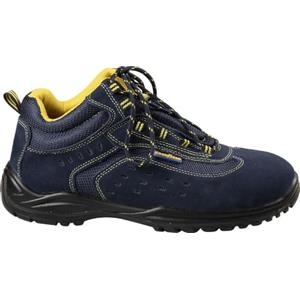 Goodyear Scarpe Antinfortunistiche Alte Metal-Free S1P in Pelle Scamosciata Blu Numero 40